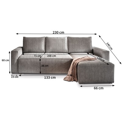 Narożnik POTARO POSO 01 do Salonu