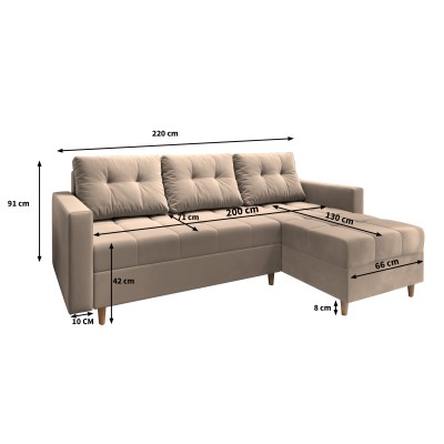 Narożnik MILO L KRONOS 19 do Salonu