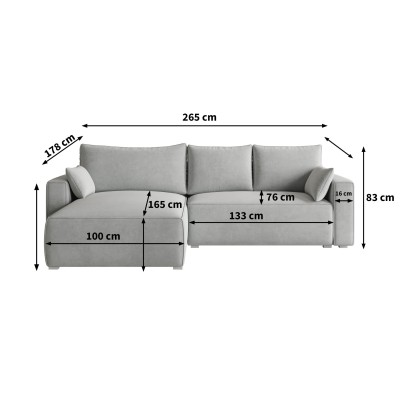 Narożnik FORIL MONOLITH 48 do Salonu