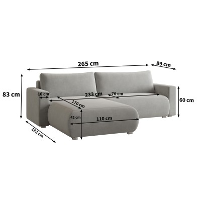 Narożnik TURIN M MONOLITH 37 do Salonu