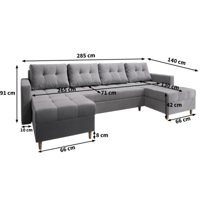 Narożnik MILO U KRONOS 07 do Salonu