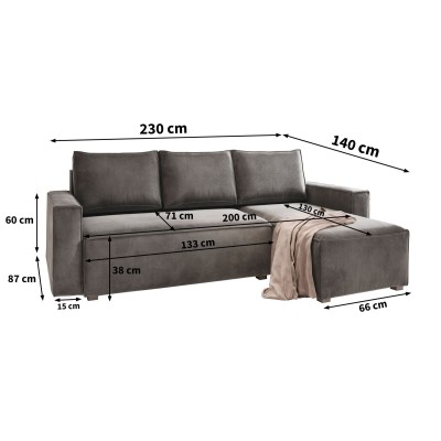 Narożnik SILES MONOLITH 48 do Salonu