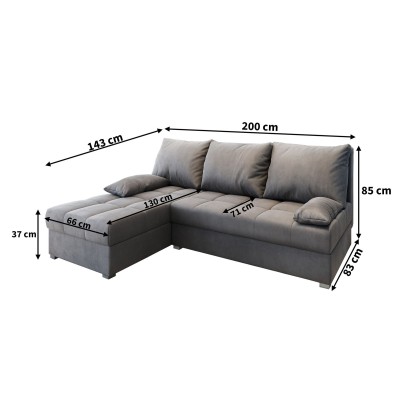 Narożnik RITA MONOLITH 84 do Salonu