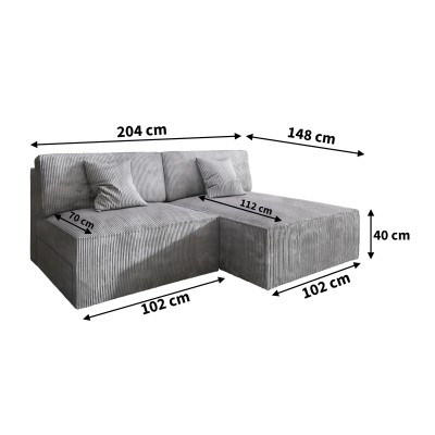 Narożnik FIORO P POSO 60 do Salonu