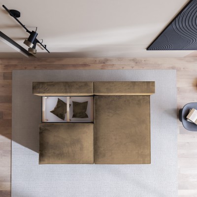 Narożnik FIORO M MONOLITH 09 do Salonu