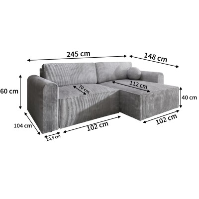 Narożnik FIANO P POSO 14 do Salonu