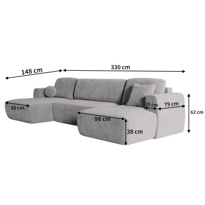 Narożnik SENTUM K KRONOS 01 do Salonu