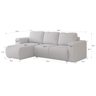 Narożnik RINOVA NEVE 37 do Salonu