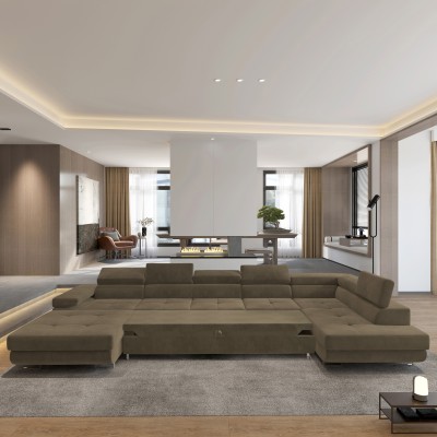 Narożnik TORIVA R-S MONOLITH 09 do Salonu