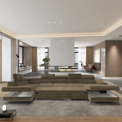 Narożnik TORIVA L-S MONOLITH 09 do Salonu