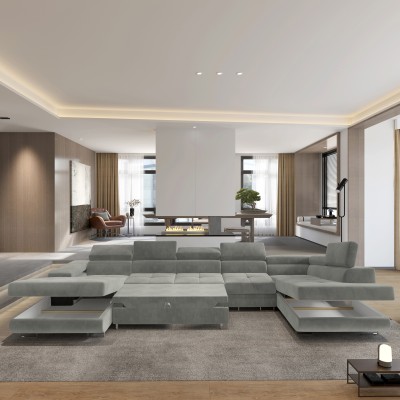 Narożnik VELORA R-S MONOLITH 84 do Salonu