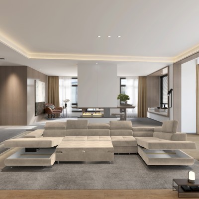 Narożnik VELORA R-S MONOLITH 04 do Salonu