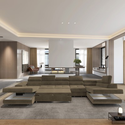 Narożnik VELORA R-S MONOLITH 09 do Salonu