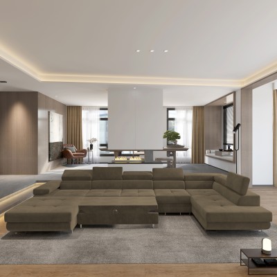 Narożnik VELORA R-S MONOLITH 09 do Salonu