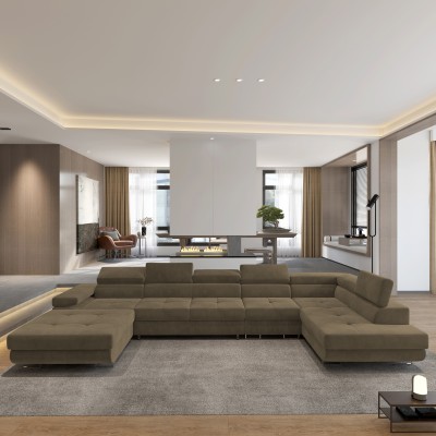 Narożnik VELORA R-S MONOLITH 09 do Salonu