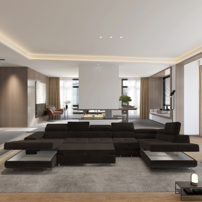 Narożnik VELORA R-S MONOLITH 29 do Salonu