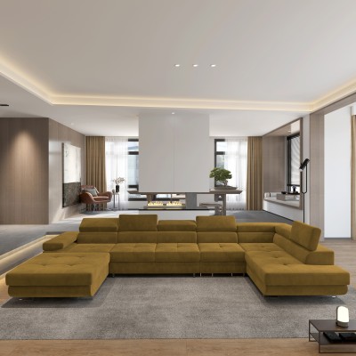 Narożnik VELORA R-S MONOLITH 48 do Salonu