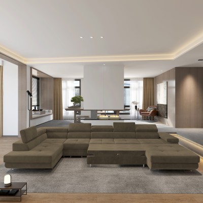 Narożnik VELORA L-S MONOLITH 09 do Salonu