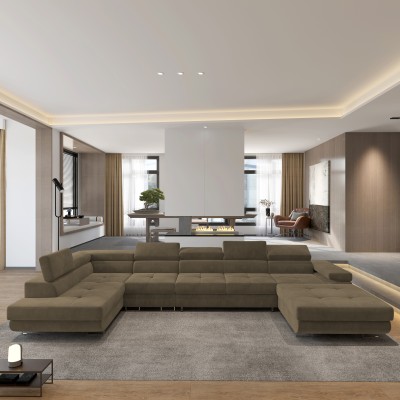 Narożnik VELORA L-S MONOLITH 09 do Salonu