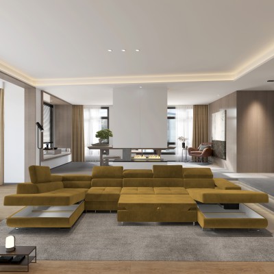 Narożnik VELORA L-S MONOLITH 48 do Salonu