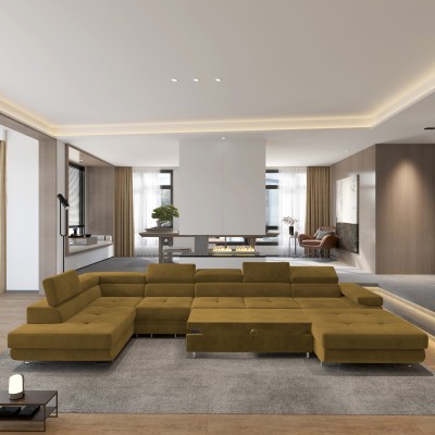 Narożnik VELORA L-S MONOLITH 48 do Salonu