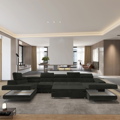 Narożnik VELORA L-S MONOLITH 95 do Salonu