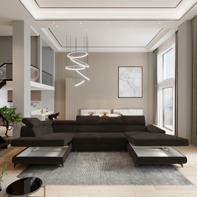 Narożnik RUBANO L-S MONOLITH 29 do Salonu