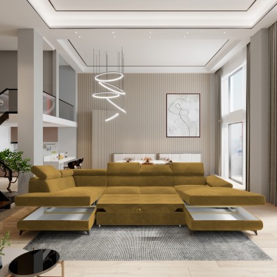 Narożnik RUBANO L-S MONOLITH 48 do Salonu