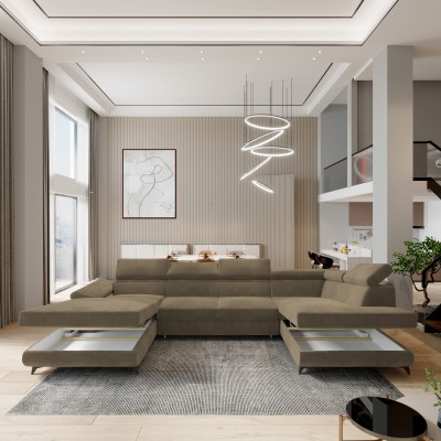 Narożnik RUBANO R-S MONOLITH 09 do Salonu