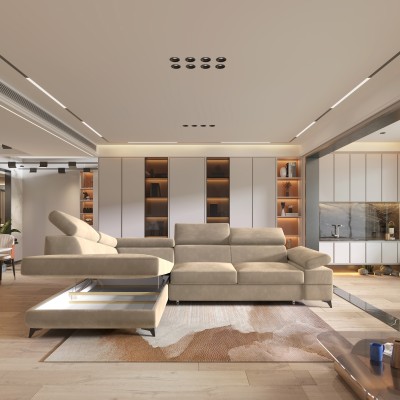 Narożnik FAVIEN L-S MONOLITH 04 do Salonu