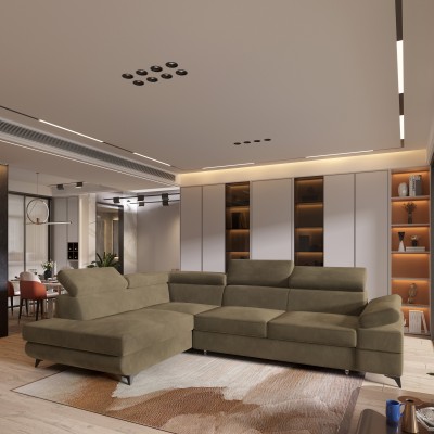 Narożnik FAVIEN L-S MONOLITH 09 do Salonu