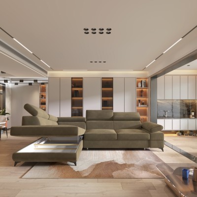 Narożnik FAVIEN L-S MONOLITH 09 do Salonu