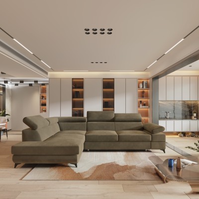 Narożnik FAVIEN L-S MONOLITH 09 do Salonu