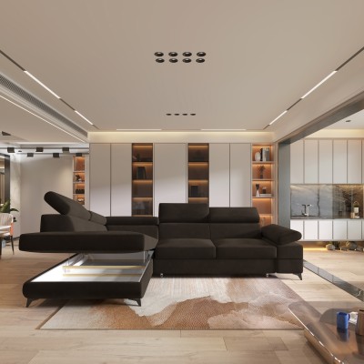 Narożnik FAVIEN L-S MONOLITH 29 do Salonu