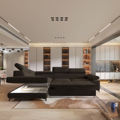 Narożnik FAVIEN L-S MONOLITH 29 do Salonu