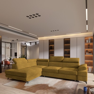 Narożnik FAVIEN L-S MONOLITH 48 do Salonu