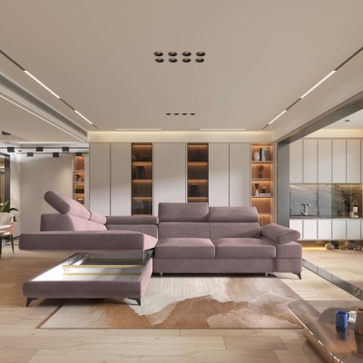 Narożnik FAVIEN L-S MONOLITH 62 do Salonu