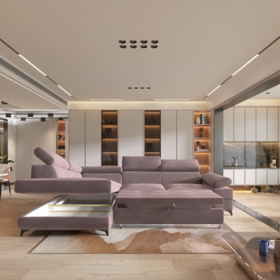 Narożnik FAVIEN L-S MONOLITH 62 do Salonu