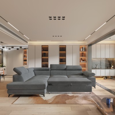 Narożnik FAVIEN L-S MONOLITH 85 do Salonu