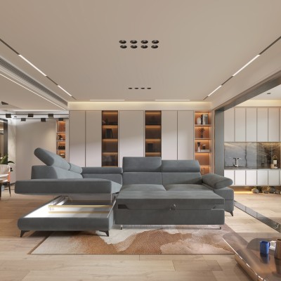 Narożnik FAVIEN L-S MONOLITH 85 do Salonu