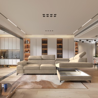 Narożnik FAVIEN R-S MONOLITH 04 do Salonu