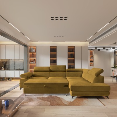 Narożnik FAVIEN R-S MONOLITH 48 do Salonu