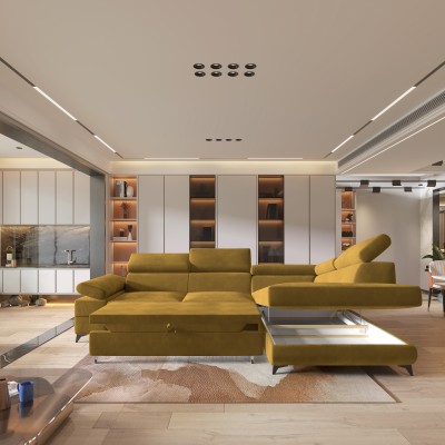 Narożnik FAVIEN R-S MONOLITH 48 do Salonu