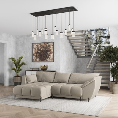 Narożnik VESTANO L-S MATT VELVET 09 do Salonu