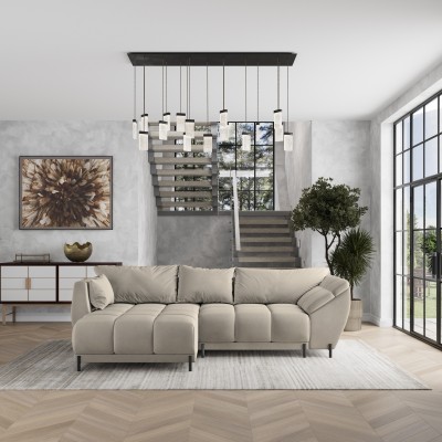 Narożnik VESTANO L-S MATT VELVET 09 do Salonu