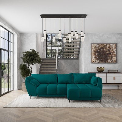 Narożnik VESTANO R-S MATT VELVET 77 do Salonu