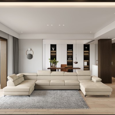 Narożnik MONTIVA L-S MONOLITH 04 do Salonu