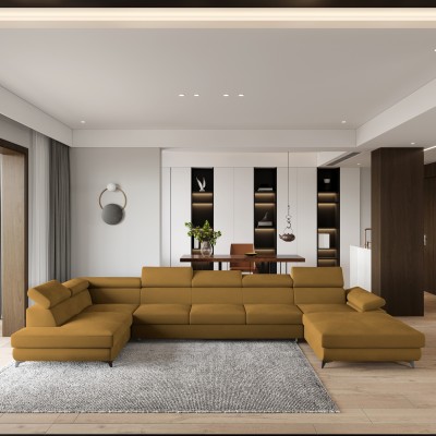 Narożnik MONTIVA L-S MONOLITH 48 do Salonu