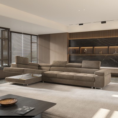 Narożnik VICENTE L-S MONOLITH 09 do Salonu