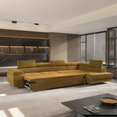 Narożnik VICENTE R-S MONOLITH 48 do Salonu